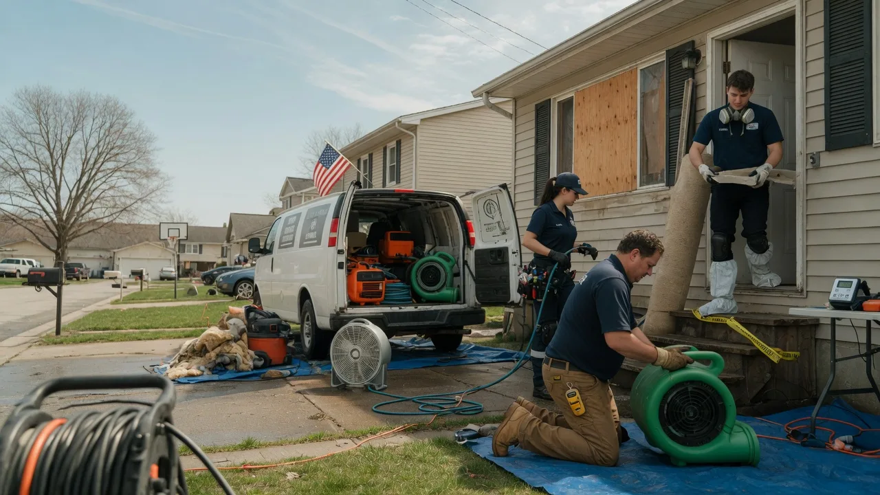 Water Damage Restoration in Derma, MS near me